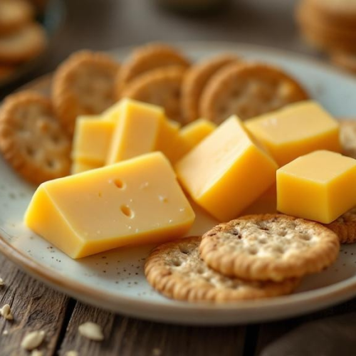 Cheese & Whole Grain Cracker Plate - Fresh Start 30: A Journey To Better Health